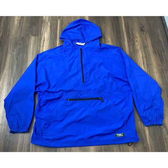 L.L. Bean Other - VTG 90s Men L.L. Bean USA 1/2 zip nylon anorak lightweight pullover windbreaker